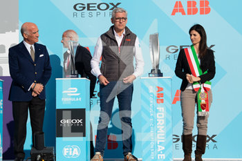 2019-04-13 - Sindaco Raggi alla cerimonia del podio - CAMPIONATO ABB FIA FORMULA E ROMA ITALY - FORMULA E - MOTORS